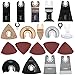 Oscillating Tool Blades, HEMUNC Oscillating Multitool Saw Blades Accessories Kit 64pcs For Dewalt, Fein Multimaster, Bosch, Dremel, Makita, Milwaukee, Rockwell, Ryobi, Craftsman, Ridgid