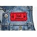 Patch Moral Hell Admit One 666 En PVC - Rouge - Dimensions 75 X 42 Mm - Pour Veste Tactique, Sac à Dos - 7
