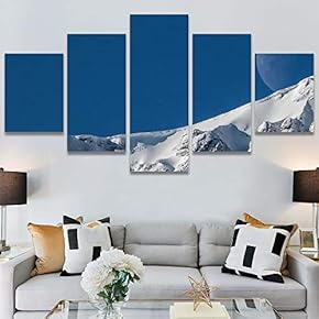 SIGNWIN 5 Panel Canvas Wall Art Astronomy &...