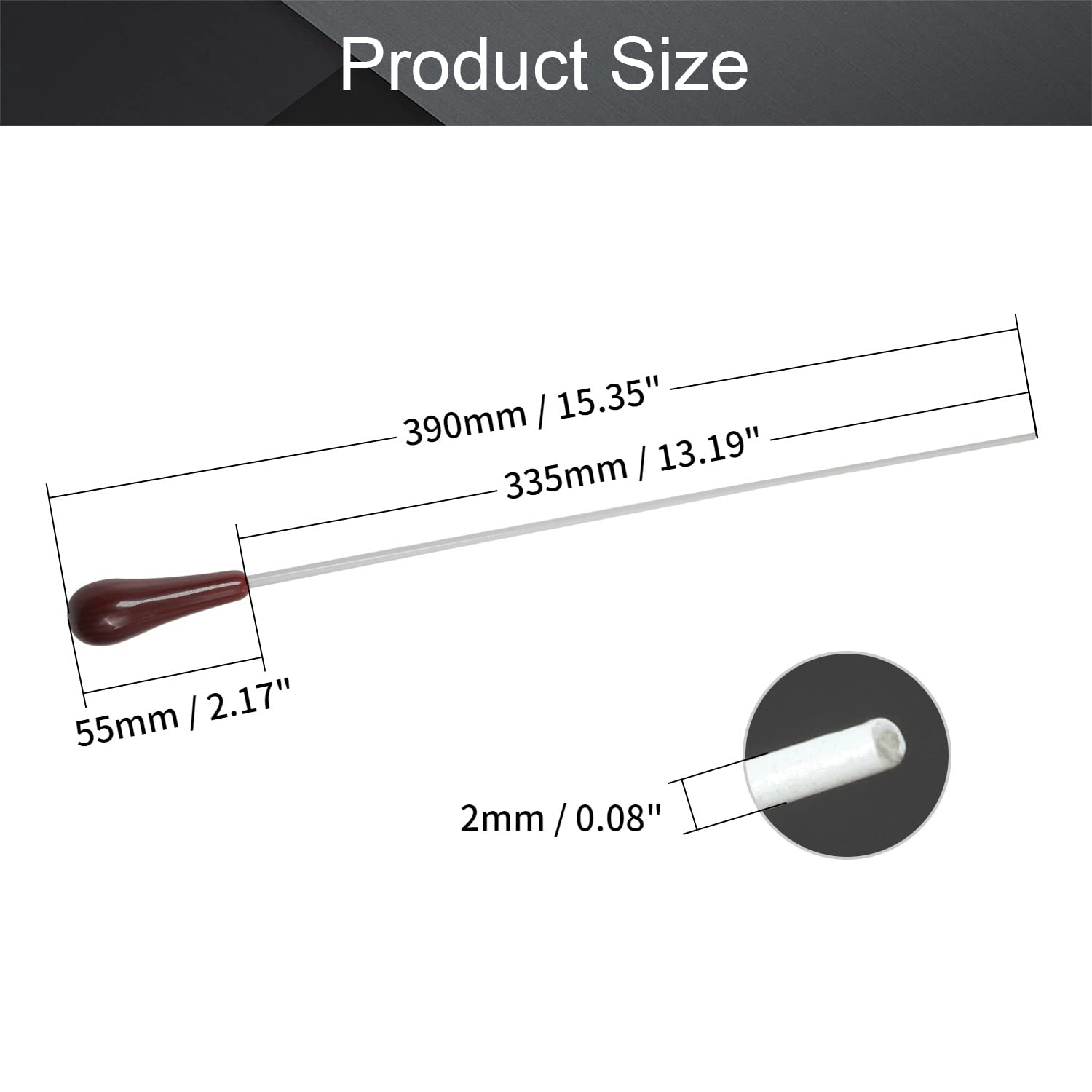 Pointeur Manuel Extensible, 1 M - Pointeur Rétractable - Pour Présentation Pédagogique - Rouge