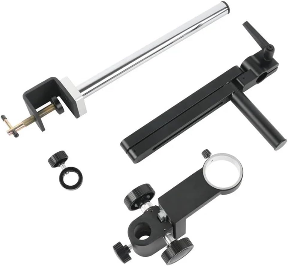 Microscopes Equipment Adjustable Articulating Arm Clamp Bracket 50mm 76mm C Mount Lens Holder Video Camera Trinocular Microscope Tripod Supporter