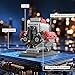 Aetheria V8 Engine Building Bricks That Works, V8 Engine with Supercharger Camshafts, MOC Engine Designed by Bricktec Designs, DIY STEM Blocks Collectors & Enthusiasts Gift for Adult-1054 Pieces