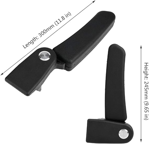 Rear Seat Armrest Box Box Rear Seat Armrest Motorcycle Rear Seat Armrest, Motorcycle Passenger Rear Folding Top Case Box Rear Seat Armrest Kit Motorcycle Passenger Armrest for
