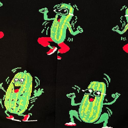 Mens Pickle Socks - I'm Kind of a Big Dill - Text printed on bottom of sock - Combed Cotton4