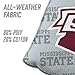 YouTheFan Officially-Licensed NCAA Mississippi State Bulldogs Set of 4 Cornhole Bags - All Weather Regulation 6” x 6” Size - 16oz Weight - Designed in USA