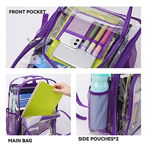 Mochila transparente mochila,Mochilas transparentes para meninas | armazenamento transparente para e