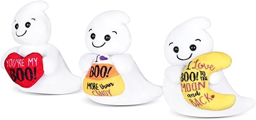 Miniatura 7 de My OLi Juguetes de peluche de 6 pulgadas con corazónmaíz carameloluna, paquete de 3 adornos de fiesta, bonito regalo para niños