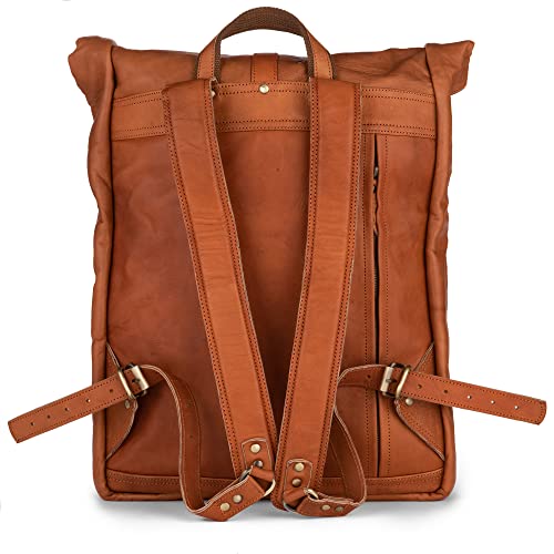 Berliner Bags Vintage Leather Backpack Utrecht Xl, Large Waterproof Bookbag For Men And Women - Brown… #TOP6