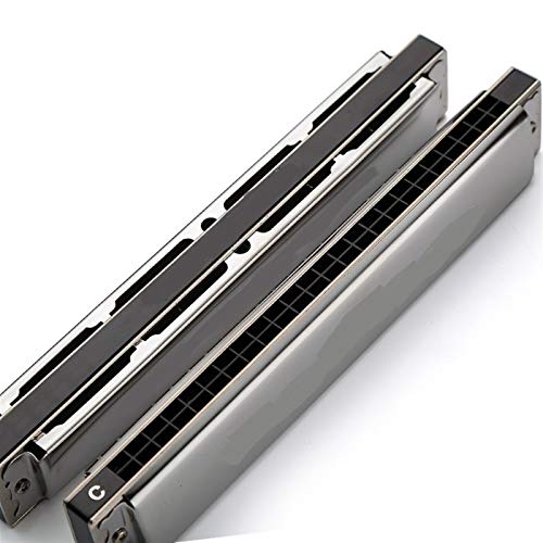 KIRANDIE Organe Bouche Harmonica 24 Trous for la clé Harp débutant de C/D/E/F/G/A/B avec Une boîte en Argent (Color… - Les Beatles, Paul McCartney, John Lennon, RIngo Starr, George Harrison KIRANDIE Organe Bouche Harmonica 24 Trous for la clé Harp débutant de C/D/E/F/G/A/B avec Une boîte en Argent (Color… – Image 4