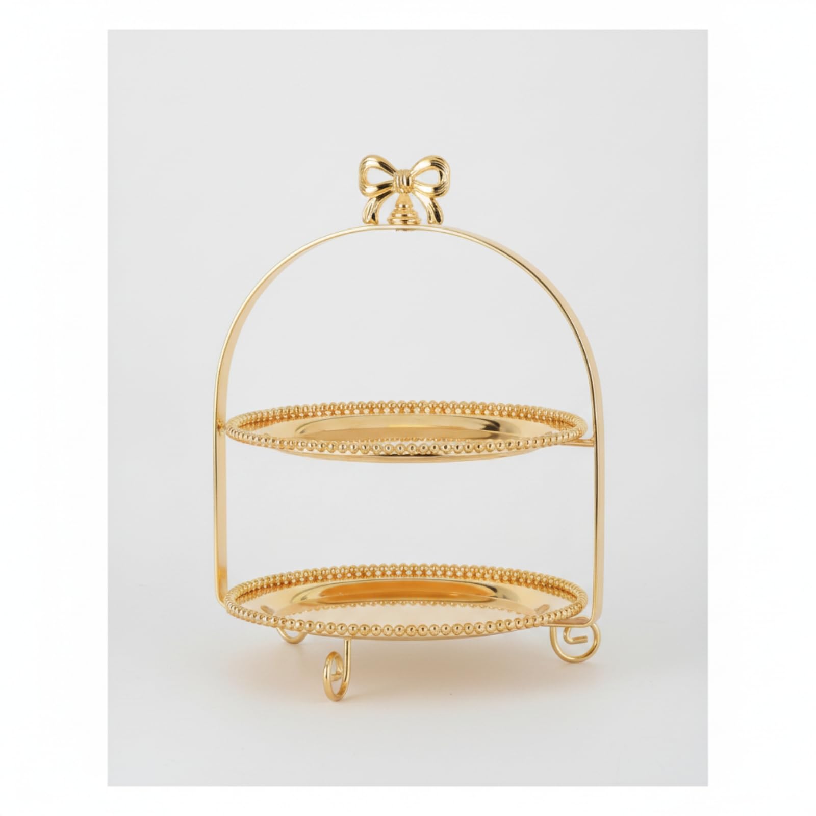 Dolci con Arco e Elegante Alzatina Decorativa Stile Europeo Decorativo Piatto Buffet , 2 Livelli