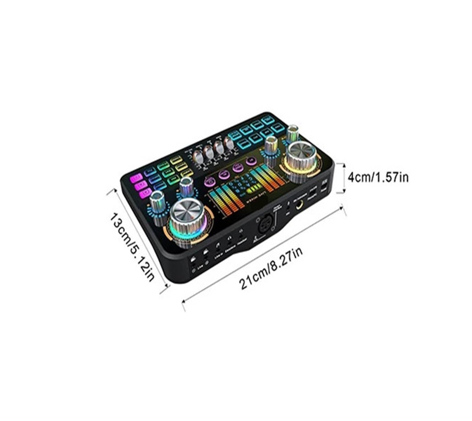 Mezclador de for juegos con tarjeta de sonido y mezclador de streaming con interfaz de BT for PC y teléfono.