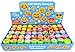 TINYMILLS 50 Pcs Emoji Assorted Stampers for Kids