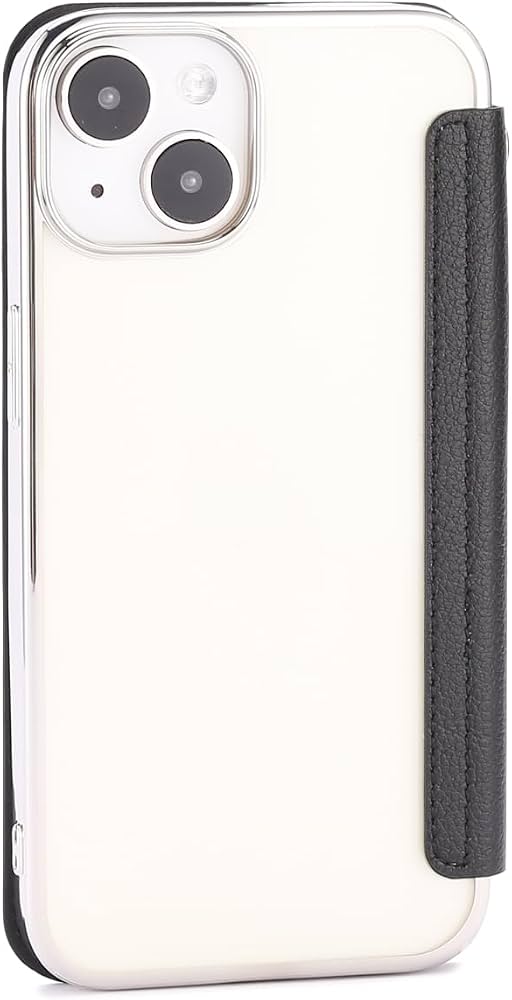 Amazon.co.jp: iPhone 13 mini スマホケース 手帳型 背面クリア 透明