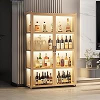 Amazon｜Unuonuo ウイスキーラック、ウイスキー 棚 おしゃれ