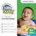 Baby Buddy Natural Grass Sea Sponge, Newborn Bath Time Essential, Textured for Exfoliation, Hypoallergenic, 1 Count