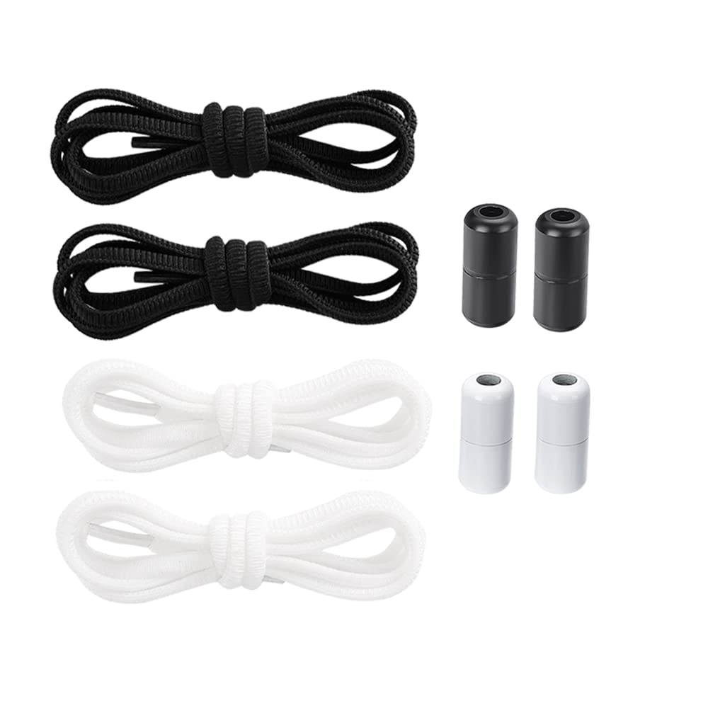 ZHENTOR Elastic Shoe Laces, Elastic No Tie Shoelaces for Sneakers, One Size Fits All Adults and Kids Shoes