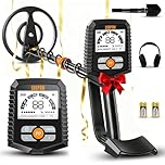 SUNPOW Metal Detector for Adults & Kids, Waterproof Metal Detector for Gold Detecting, Stable Anti-interference, Big LCD Display, 4 Modes, IP68 Search Coil -OTMD13