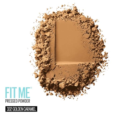 Image of Maybelline Fit Me Matte + Poreless Pressed Face Powder Makeup & Setting Powder, Golden Caramel, 1 Count