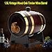 1.5L Oak Aging Whiskey with Dispenser Storage Cask for Wine Home Bar Use