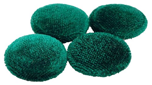 Knitwit 12 Pieces Solid 2 Holes Sewing Velvet Fabric Cloth Covered Scrapbooking Craft Buttons #TOP3
