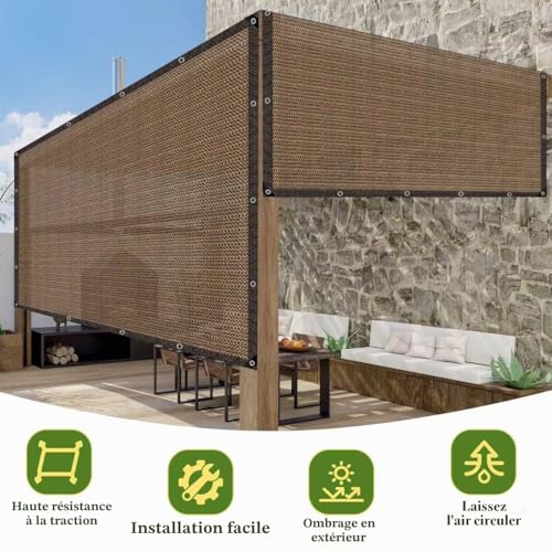 Filet d'ombrage pour serre anti-chaleur pour abriter le jardin