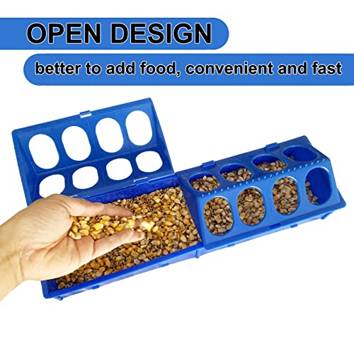 Pigeon Feeder 2Pc Chicken Feeder Parrots Feeder Feeding Birds Bowl Bird Feeder For Poultry (16In//40Cm) #TOP2