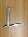 Dovo Silver Stainless Steel Shavette Straight Razor Replaceable Blade with Red Blade Holder