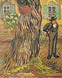 Taille Par DéFaut: (58x90cm) XcBAIHOUD Célèbre Art Mural Oeuvre Dimpression St Pauls Hospital St Remy Détail de l\'homme et de l\'arbre par Vincent Van Gogh Imprimer Affiche Pour la Décoration de Bureau 60x90cm