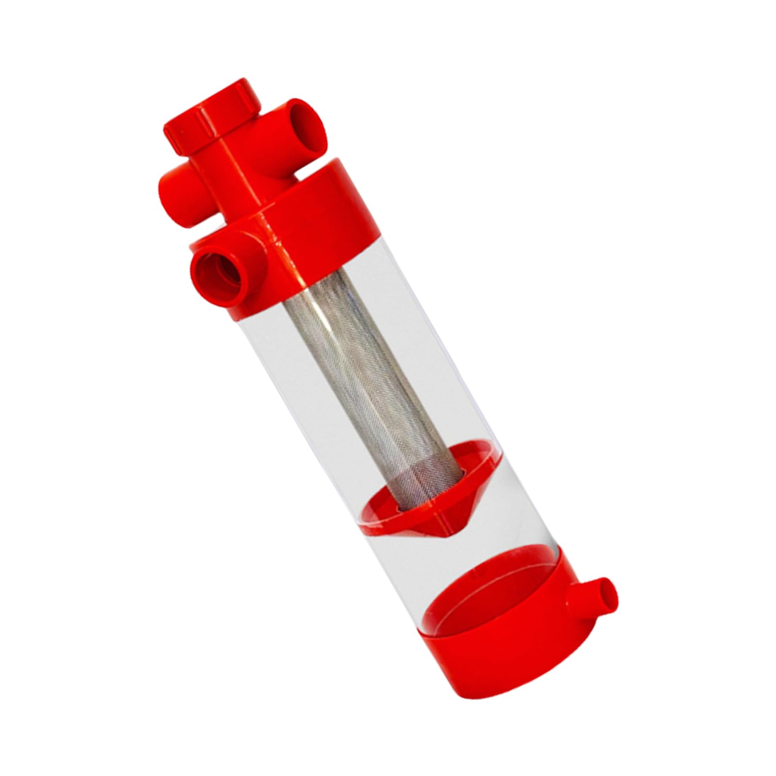 Herramienta de limpieza de acuarios, de acero inoxidable, colector de caca de pescado para tanques de arrecife de agua salada, cría, estanques, terrarios y hábitats, herramienta separadora de