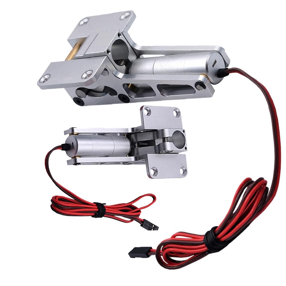 ER-120 ER120 CNC elektryczne chowane podwozie JP Hobby w całości z metalu dla 7-8KG 12-15KG 90-120mm wielkości dysze zdalnie sterowany model samolotu(120 Outward12mm)
