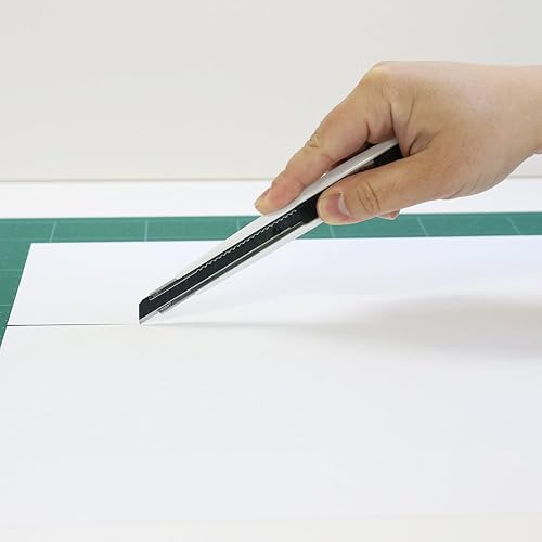 Miniatura 3 de NT Cutter Ultra Sharp Cuchillo de Hoja de Utilidad, Negro y Blanco (MNCR-A1)