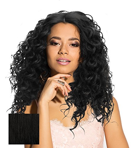 Catalonia Long Afro Kinky Curly Lace Front Wigs,L Part Heat Resistance Synthetic Brazilian Hair Wig For African American Black Women 20" #TOP6