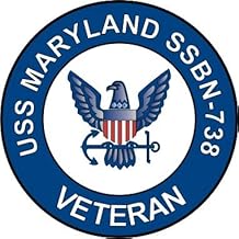 US Navy USS Maryland SSBN-738 Ship Veteran Decal Sticker 3.8"