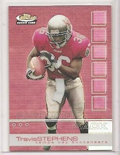 Travis Stephens 2002 Finest Refractor Rookie Card #104/250