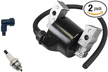 PARTSRUN #21121-2008 ID#ZH7125 Ignition Coil With Spark Plug and boot Fits Kawasaki FB460V FC400V for John Deere AM101065 ZF126B-HHS
