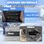 Zenicham Snow Blower Cover, 600D Heavy Duty Waterproof Snow Thrower Cover with Air Vent, Universal Fit Most Two-Stage Snowblower (50" L x 33" W x 40" H) Black & Gray