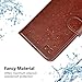 OCASE Galaxy S7 Edge Case [TPU Shockproof Interior Protective Case] [Card Slot] [Kickstand] Leather Wallet Flip Case Samsung Galaxy S7 Edge (Brown)