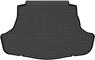 All Weather Car Mats 4 Pieces Trunk Rubber Deep Dish Carpets TPE Floor Mat Compatible For Toyota Camry Hybrid 2025(18-25 Car Trunk Mat)