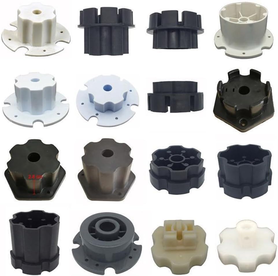 Electric Car Tire Adapter, Ride On Toy Wheel Connector, Plum Blossom Gearbox Coupler for 390 550 570 Motor, 12 Inch Pneumatic Tire Clip, Double Drive(No.3)