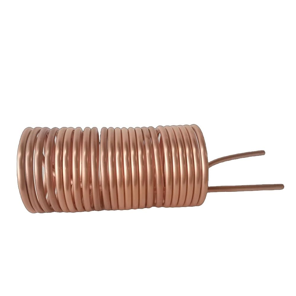 Tubo De Serpentín De Enfriamiento, Tubo De Serpentín De Enfriamiento De Enfriador De Mosto De Cobre Puro Súper Eficiente De Grado Alimenticio De 5/16" X 26 Pies For Elaboración De Cerveza Casera