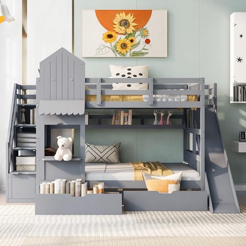 Harper & Bright Designs Full Over Full with Slide