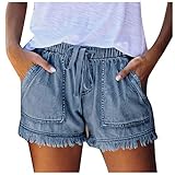 Mittlere Taille Jeans Denim Bermuda Shorts Damen Jeans Shorts KurzZerrissene Shorts Damen Sommer Sexy Jeans Teenager Mädchen Kurze Hosen Sommer Jeans Streth Hotpants Jeanshosen Denim Shorts Bermuda Shorts Freizeitshorts Damen Jeans Bermuda-Shorts mit Denim Aufschlag Damen Jeans Shorts Kurze Hose Bermuda Sommer Jeansshorts High Waist Damen Boyfriend Jeans Baggy Haremshose Caprihose Bermudas Kurz XS 34 S 36 M 38 L 40 XL 42 Damen Kurze Jeans Strecken Zerrissen Rollsaum Waschung Jeans Shorts Generic
