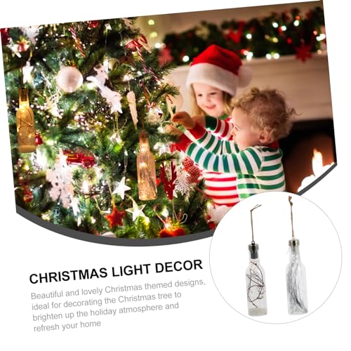 TIDTALEO 2 Unidades Bola De Brilho De Natal Decorações De Led Enfeites De Natal Led Decorações De Na