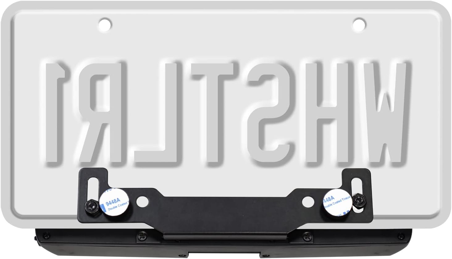 Rear view of the Whistler WBU-800 camera showing the mounting bracket