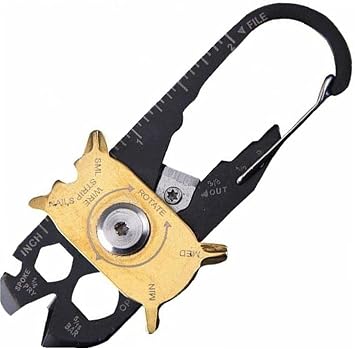 20 في 1 جيب متعدد الأدوات الأداة المحمولة Edc المحمولة الصغيرة الأداة المساعدة Keychain التخييم في الهواء الطلق أداة رئيسية حلقة مريحة التعامل معها