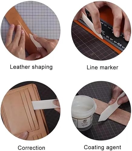 Miniatura 4 de Tnfeeon Herramienta De Carpeta De Hueso Genuino De 6 Para Anotar Plegado Plegado De Papel Manualidades Scrapbooking