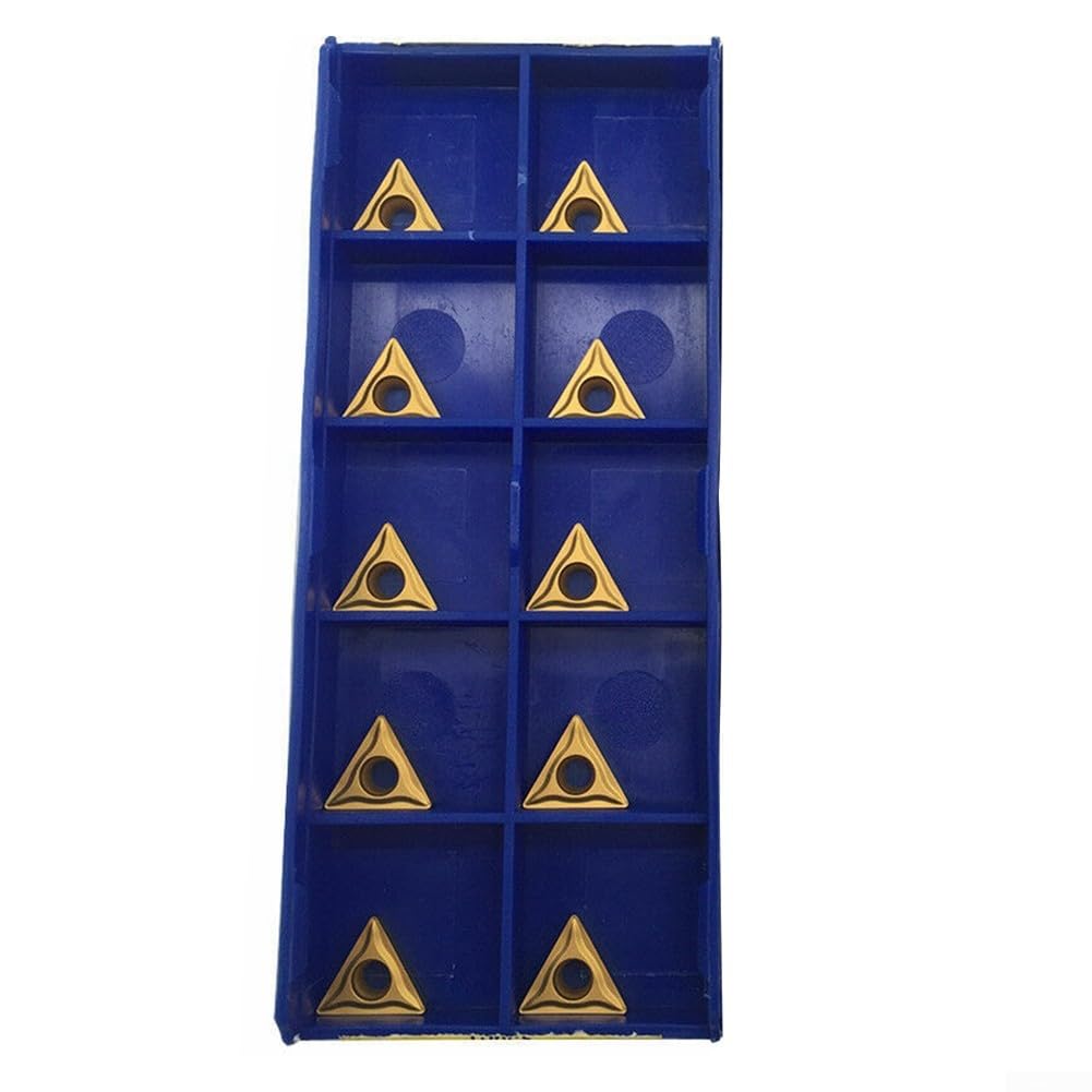 TCMT110204-HM UE6020 Plaquette de fraisage en carbure de tungstène 10 pièces par boîte, pour finition et finition en acier, longueur 10 mm × 2,38 mm