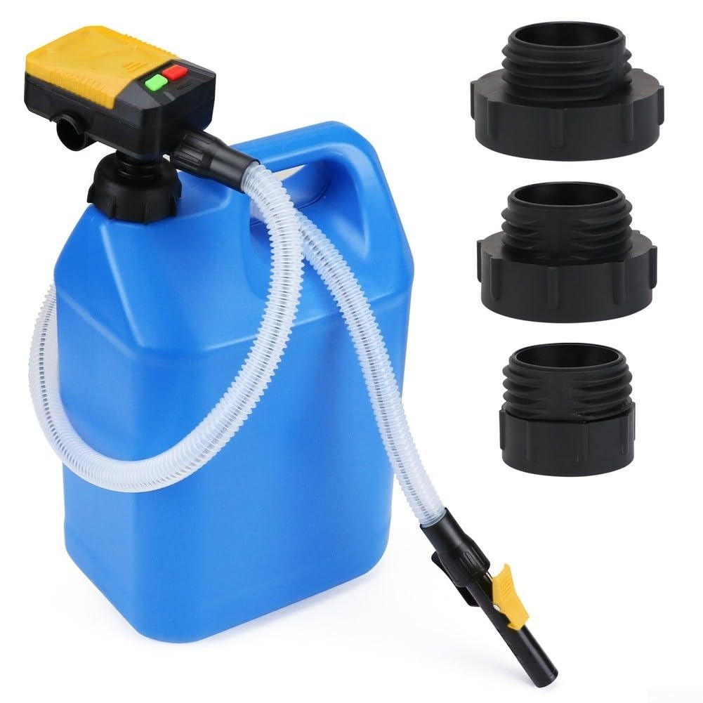 Pompa Trasferimento Carburante Auto-Arresto 3.2 GPM | Sensore auto-arresto, previene trabocchi, trasferimento per sicuro, 3.2 GPM, ideale per e diesel