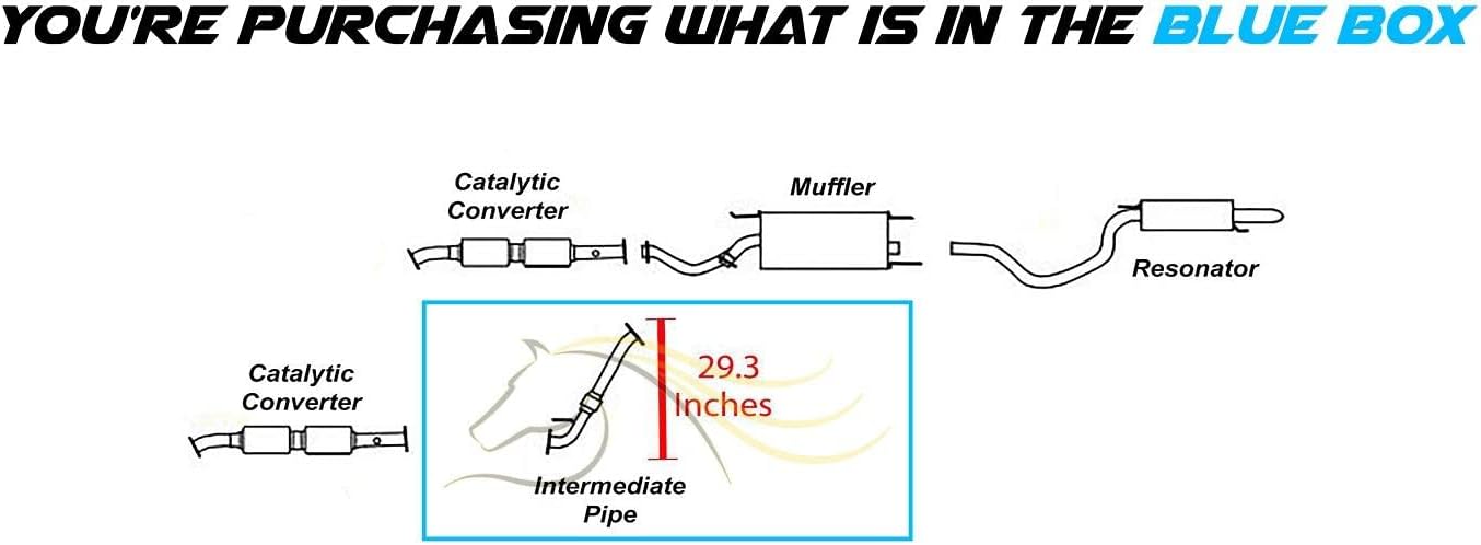 Exhaust Flex Pipe Compatible for 1998-2007 Lexus LX470 4.7L | 1998-2007 Toyota LandCruiser 4.7L | Stainless Steel | Northeastern Exhaust | Free Gaskets and Bolt Kit Included | Direct-Fit Replacement