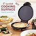 DASH 8” Express Electric Round Griddle for for Pancakes, Cookies, Burgers, Quesadillas, Eggs & other on the go Breakfast, Lunch & Snacks - Aqua
